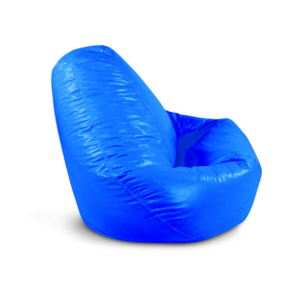 Ebern Designs Large Faux Leather Bean Bag Chair & Lounger & Reviews